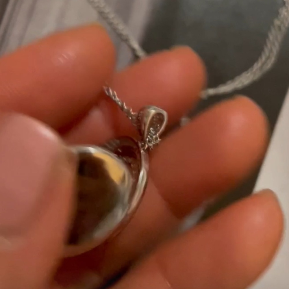 New - sterling silver lock-it keepsake pendant necklace - Picture 5 of 6